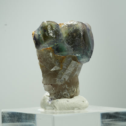 Seltene Phantom Fluorit, Rauchquarz Stufe Erongo, Namibia 13*9*7mm #13520