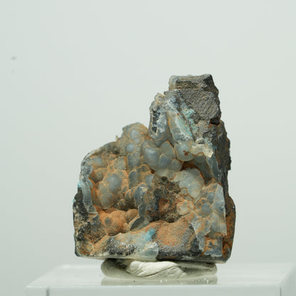Rare sphère de shattuckite sur matrice Kaokoveld, Namibie 11*9*7mm #13526