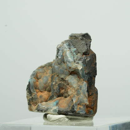 Rare sphère de shattuckite sur matrice Kaokoveld, Namibie 11*9*7mm #13526