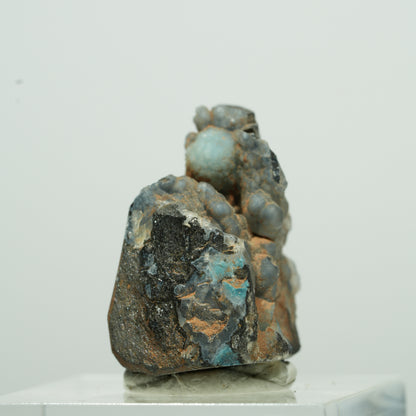 Rare sphère de shattuckite sur matrice Kaokoveld, Namibie 11*9*7mm #13526