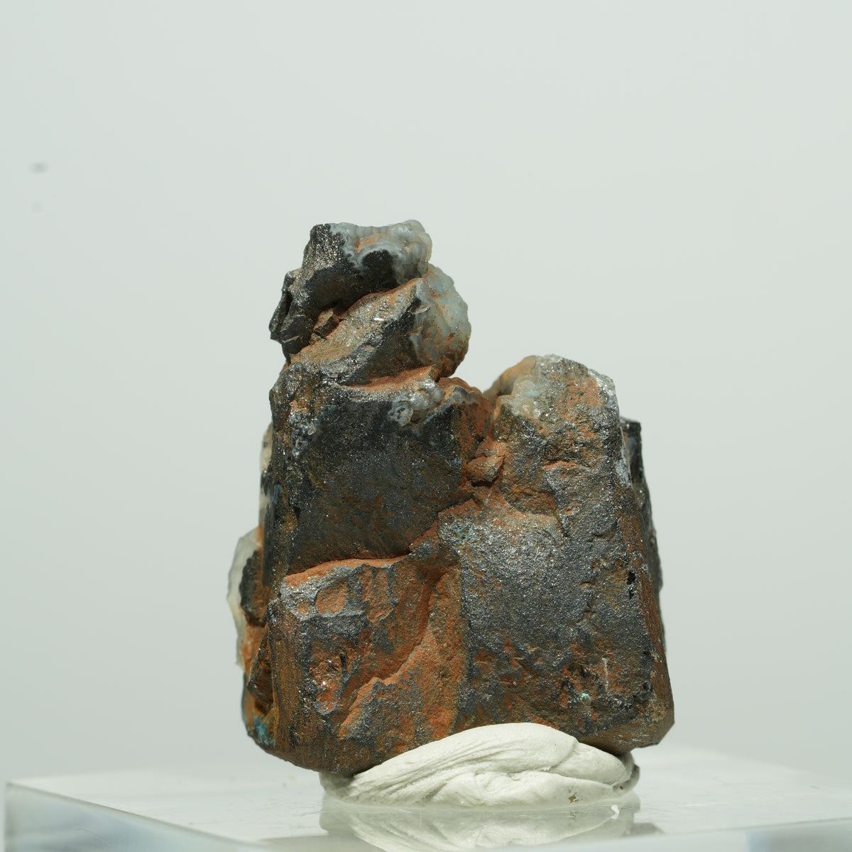 Rare sphère de shattuckite sur matrice Kaokoveld, Namibie 11*9*7mm #13526