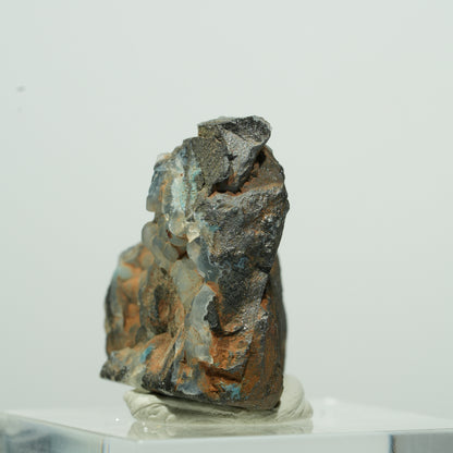 Rare sphère de shattuckite sur matrice Kaokoveld, Namibie 11*9*7mm #13526