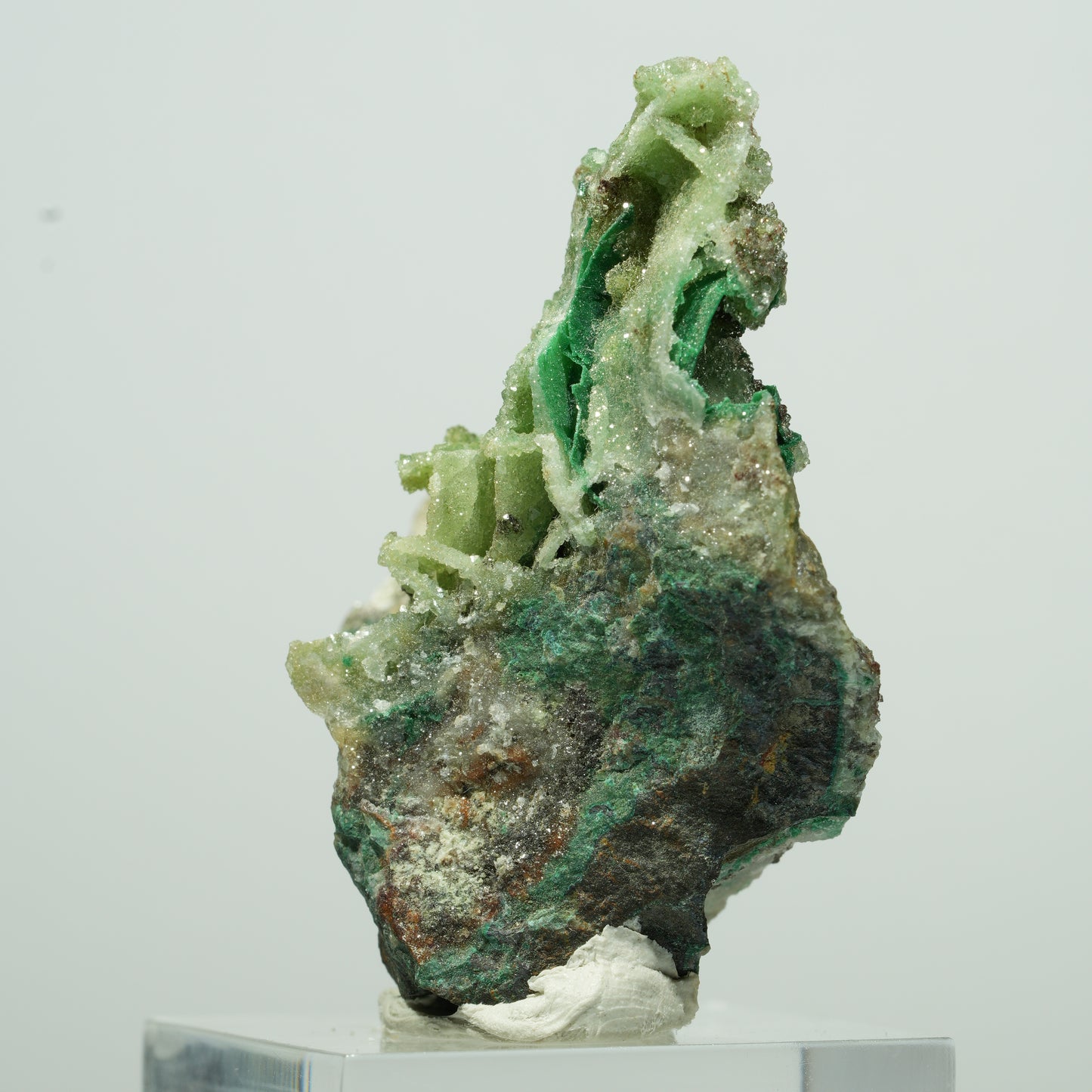 Seltene Malachit, Chrysokoll, Quarz Stufe Kaokoveld, Namibia 27*18*11mm #13527