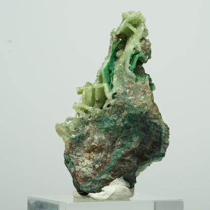 Seltene Malachit, Chrysokoll, Quarz Stufe Kaokoveld, Namibia 27*18*11mm #13527