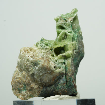 Seltene Malachit, Chrysokoll, Quarz Stufe Kaokoveld, Namibia 27*18*11mm #13527