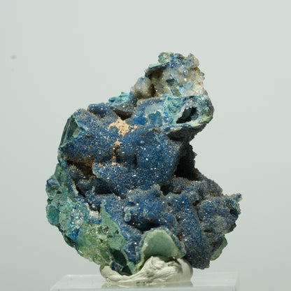 Seltene Shattuckit, Malachit, Quarz Stufe Kaokoveld, Namibia 18*16*13mm #13531