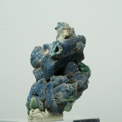 Seltene Shattuckit, Malachit, Quarz Stufe Kaokoveld, Namibia 18*16*13mm #13531
