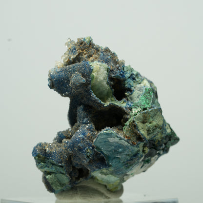 Seltene Shattuckit, Malachit, Quarz Stufe Kaokoveld, Namibia 18*16*13mm #13531