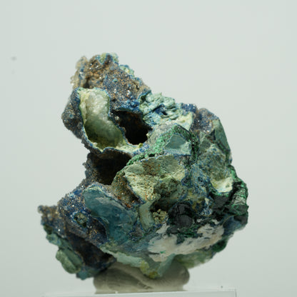 Seltene Shattuckit, Malachit, Quarz Stufe Kaokoveld, Namibia 18*16*13mm #13531