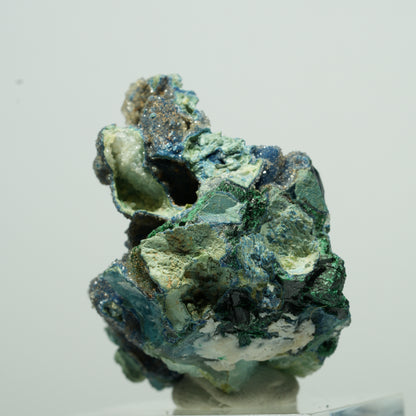 Seltene Shattuckit, Malachit, Quarz Stufe Kaokoveld, Namibia 18*16*13mm #13531