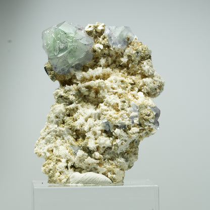 Fluorine fantôme rare, Orthoclase, Muscovite d'Erongo, Namibie 20*17*10mm #13537
