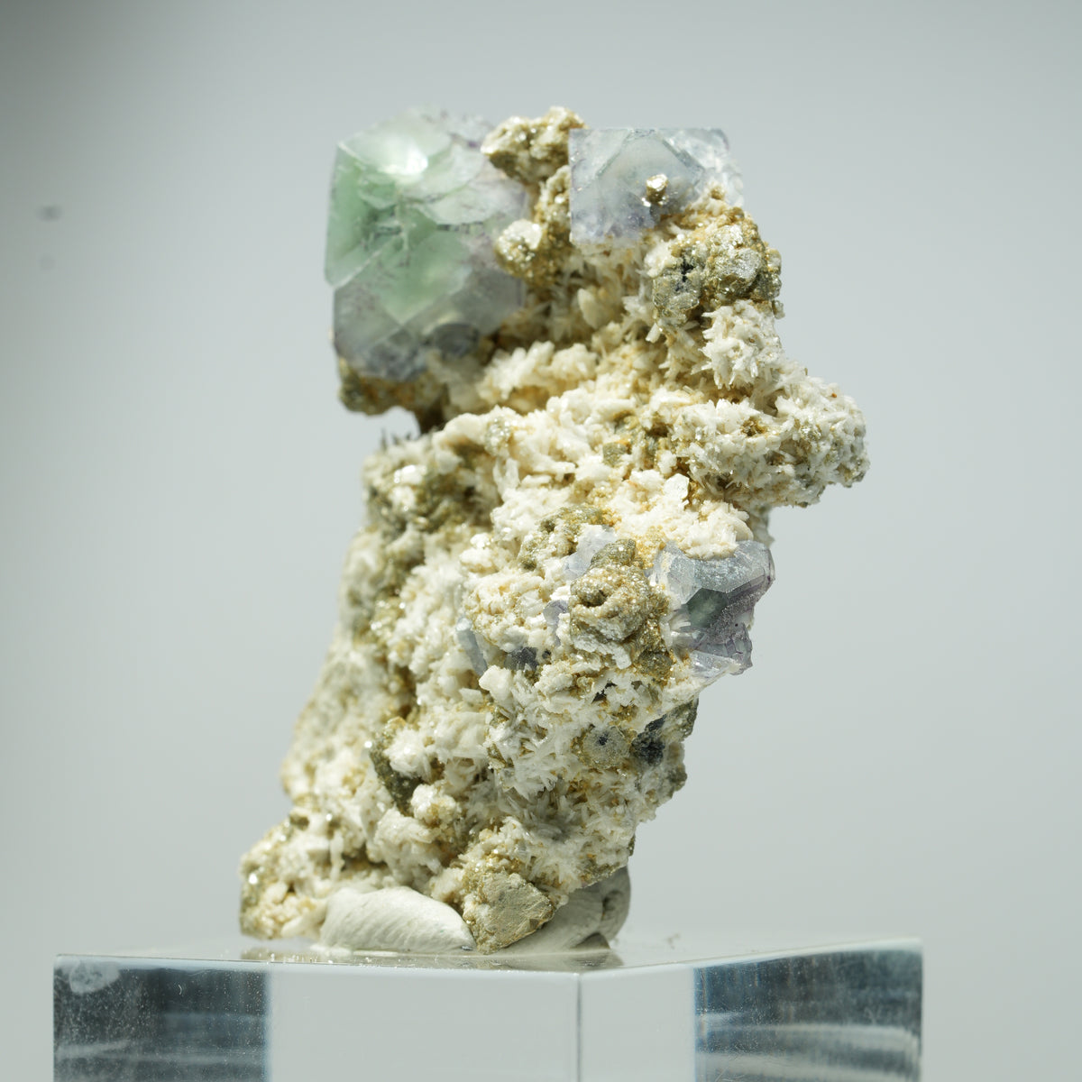 Fluorine fantôme rare, Orthoclase, Muscovite d'Erongo, Namibie 20*17*10mm #13537