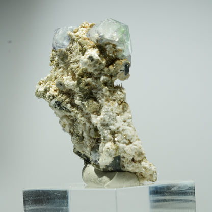 Fluorine fantôme rare, Orthoclase, Muscovite d'Erongo, Namibie 20*17*10mm #13537