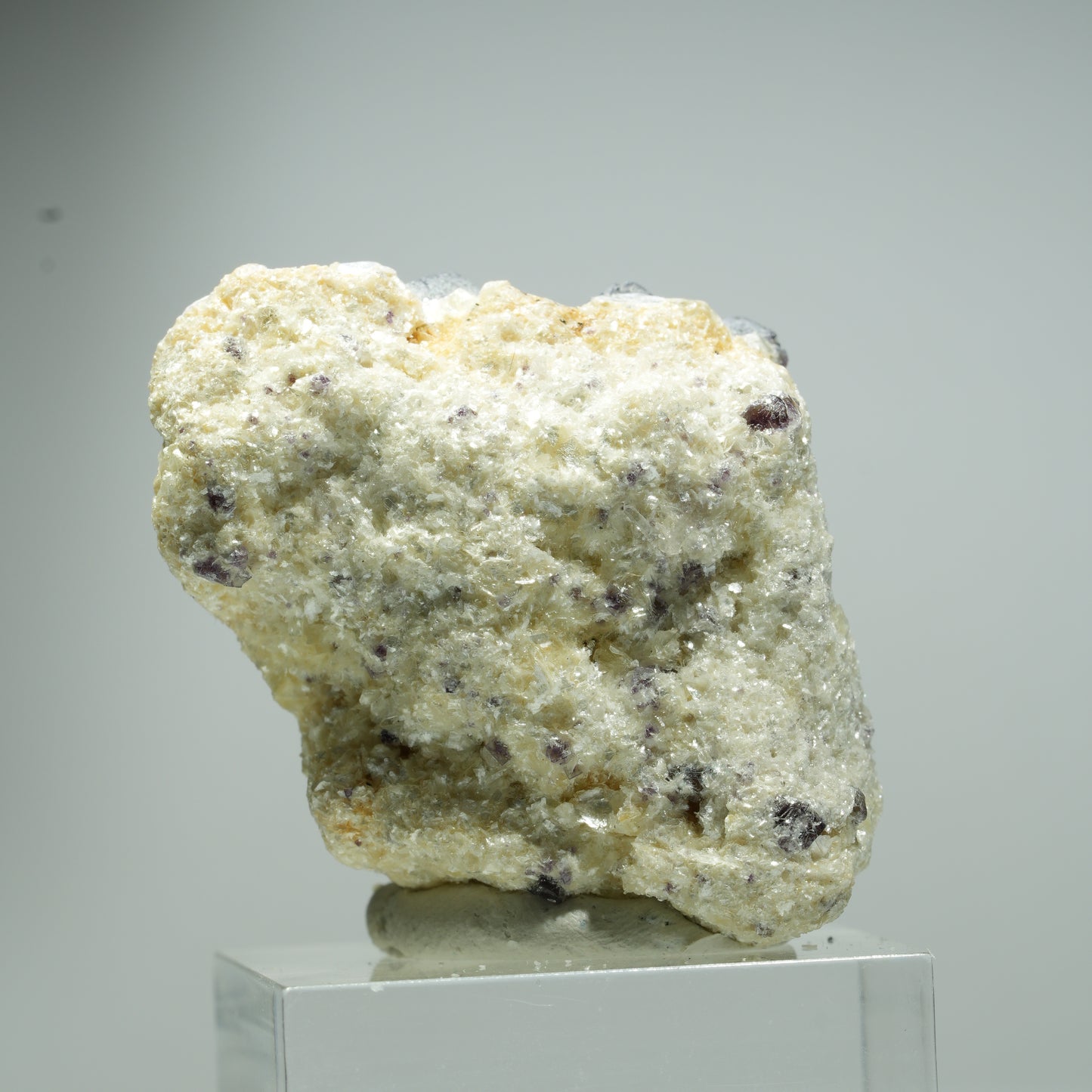 Bunte Phantom Fluorit Würfel, Muskovit Stufe Erongo, Namibia 19*15*12mm #13538
