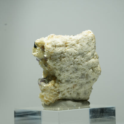 Bunte Phantom Fluorit Würfel, Schörl Turmalin, Muskovit Erongo, Namibia 18*14*10mm #13542