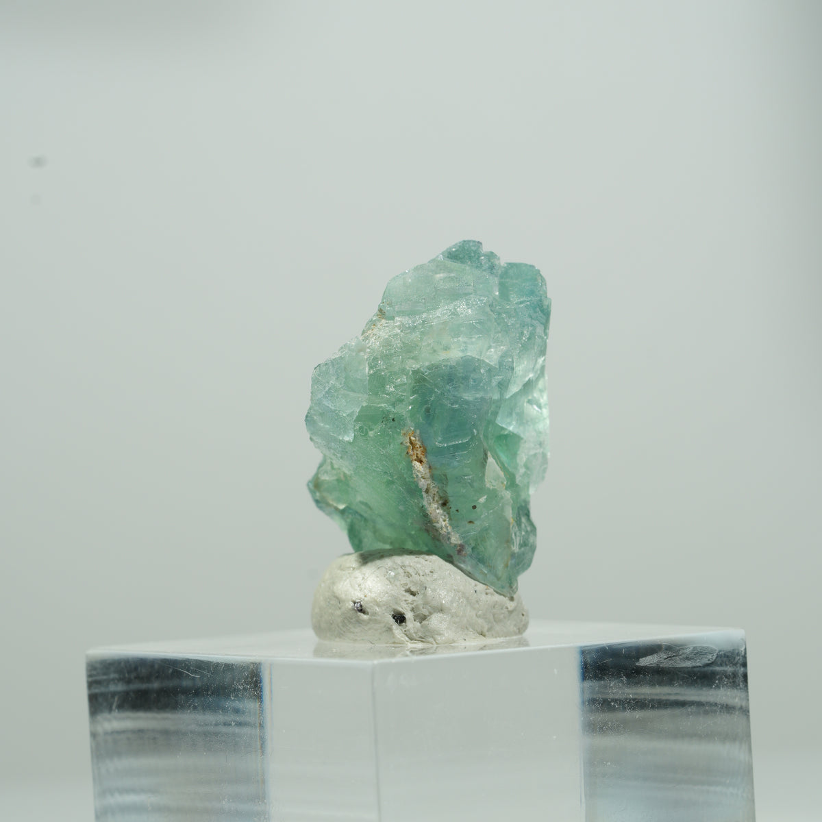 Cube de fluorine fantôme limpide, vert Erongo, Namibie 11*9*8mm #13565