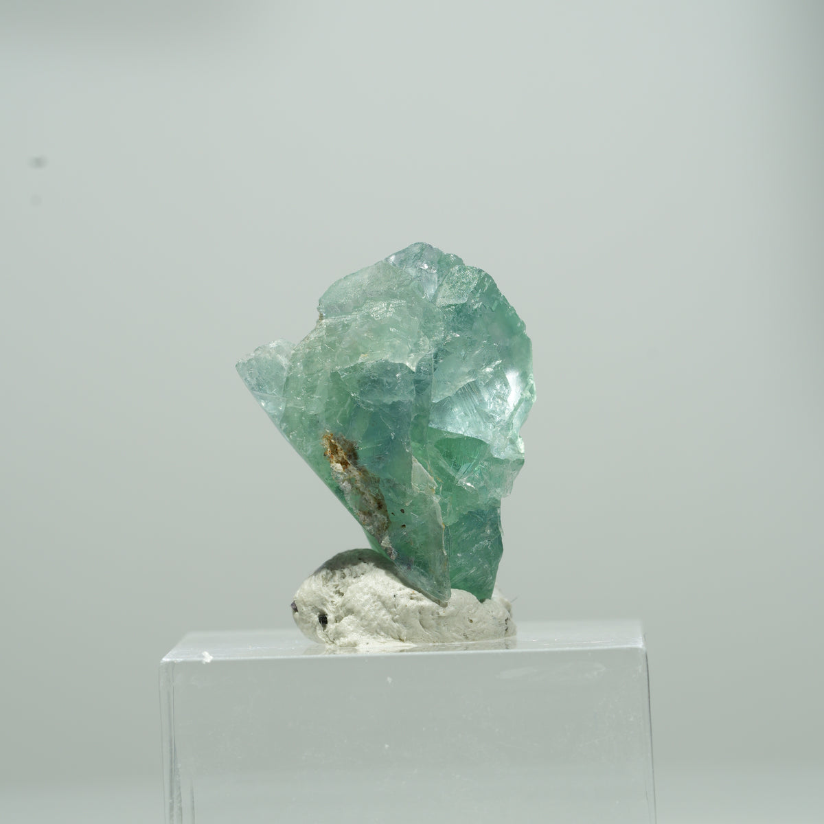 Cube de fluorine fantôme limpide, vert Erongo, Namibie 11*9*8mm #13565