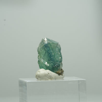 Klare Phantom Fluorit Würfel Stufe, grün Erongo, Namibia 11*8*7mm #13567
