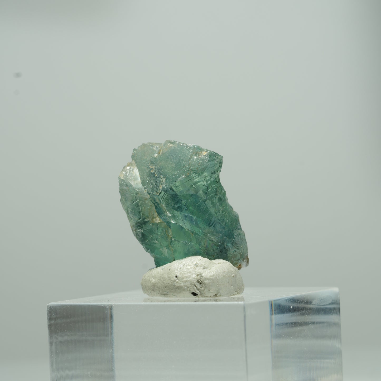 Klare Phantom Fluorit Würfel Stufe, grün Erongo, Namibia 11*8*7mm #13567