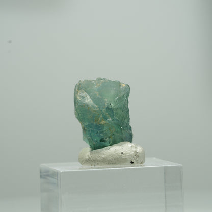 Klare Phantom Fluorit Würfel Stufe, grün Erongo, Namibia 11*8*7mm #13567