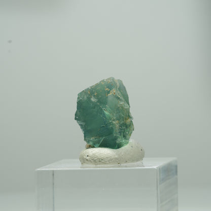 Klare Phantom Fluorit Würfel Stufe, grün Erongo, Namibia 11*8*7mm #13567