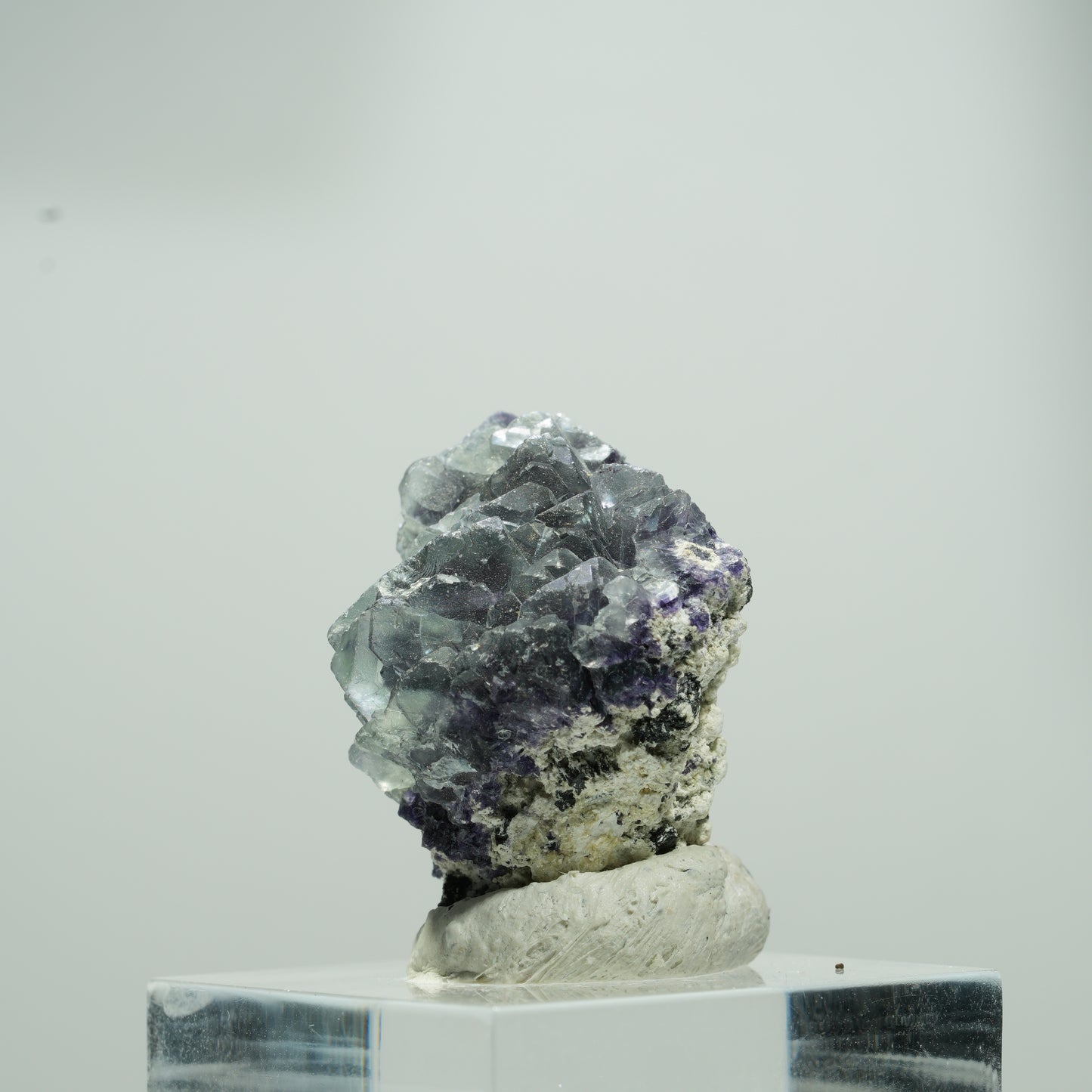 Seltene Phantom Fluorit, Orthoklas Stufe Erongo, Namibia 13*11*10mm #13573
