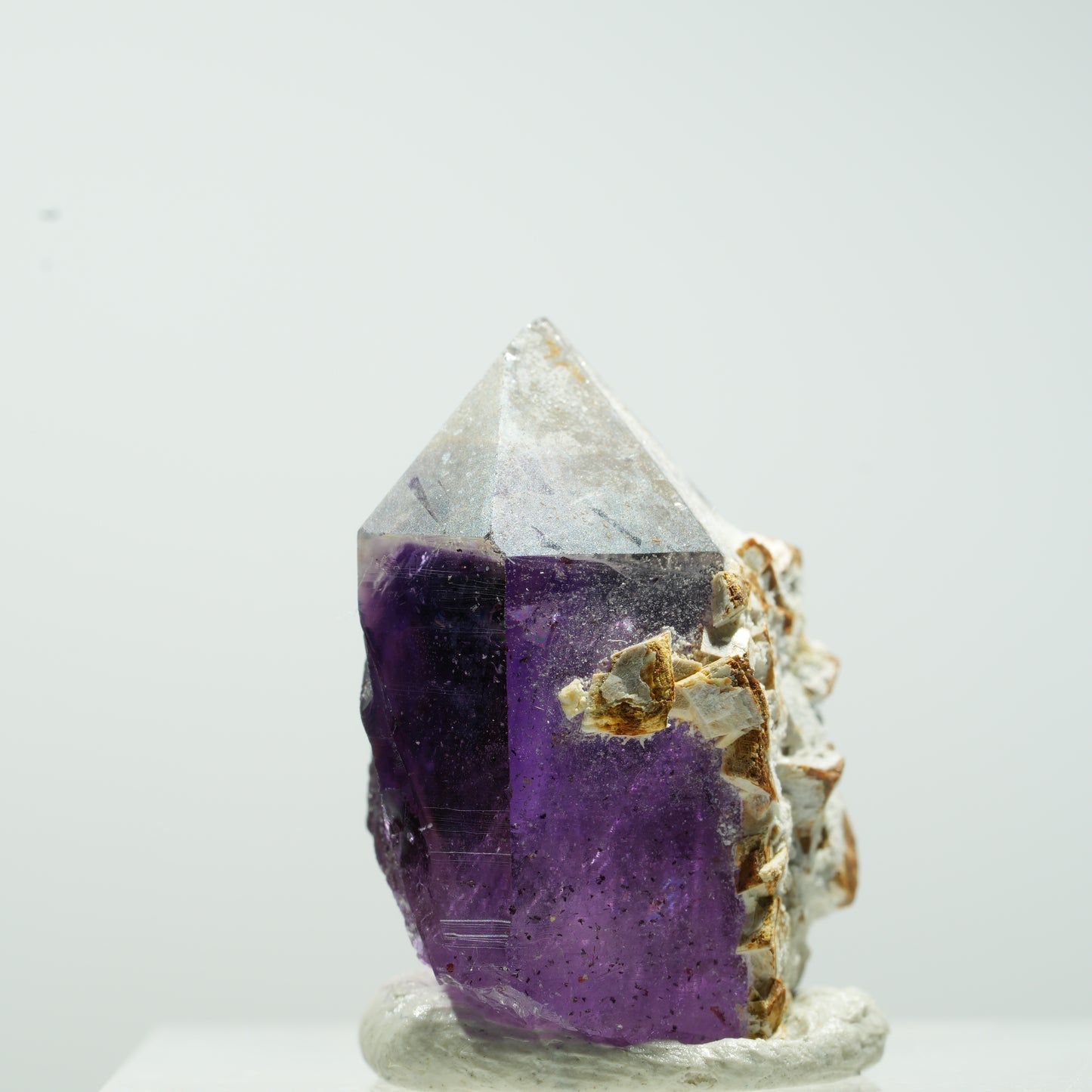 Skelett Phantom Amethyst Spitze Brandberg, Namibia 11*7*7mm #13586