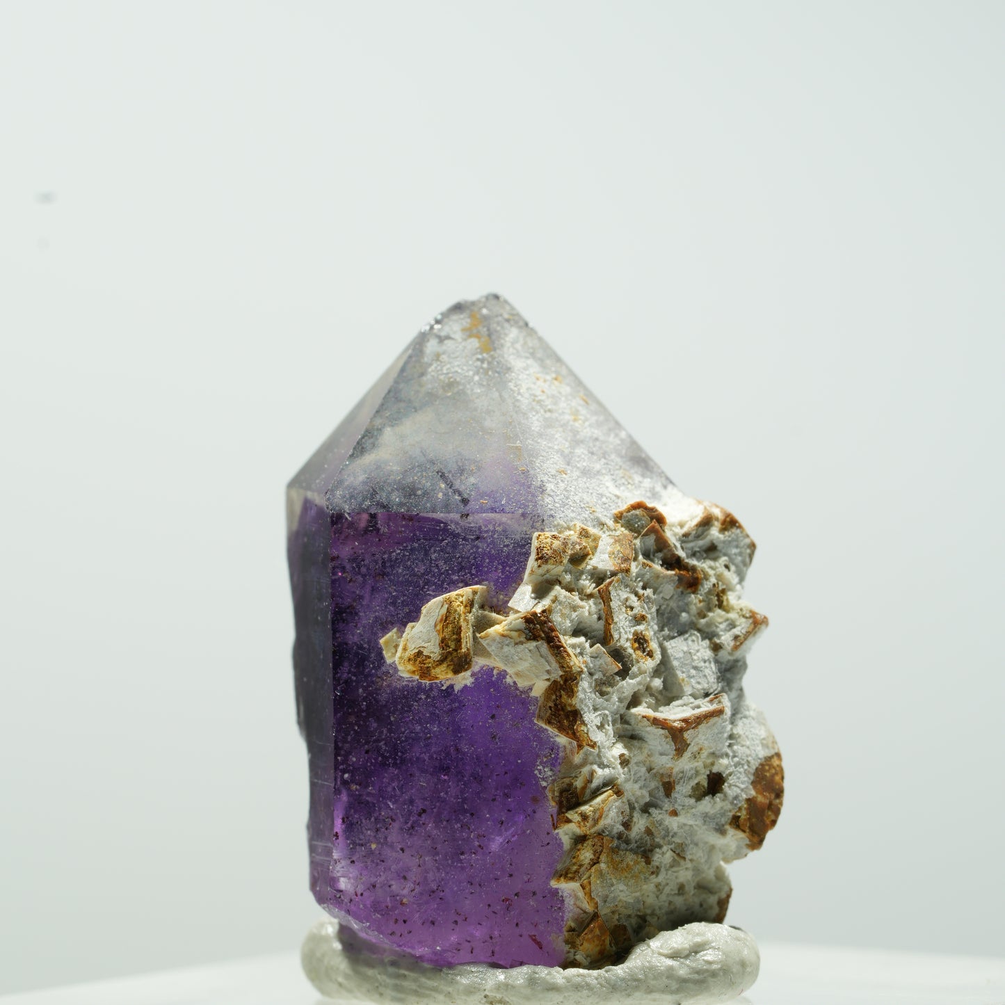 Skelett Phantom Amethyst Spitze Brandberg, Namibia 11*7*7mm #13586