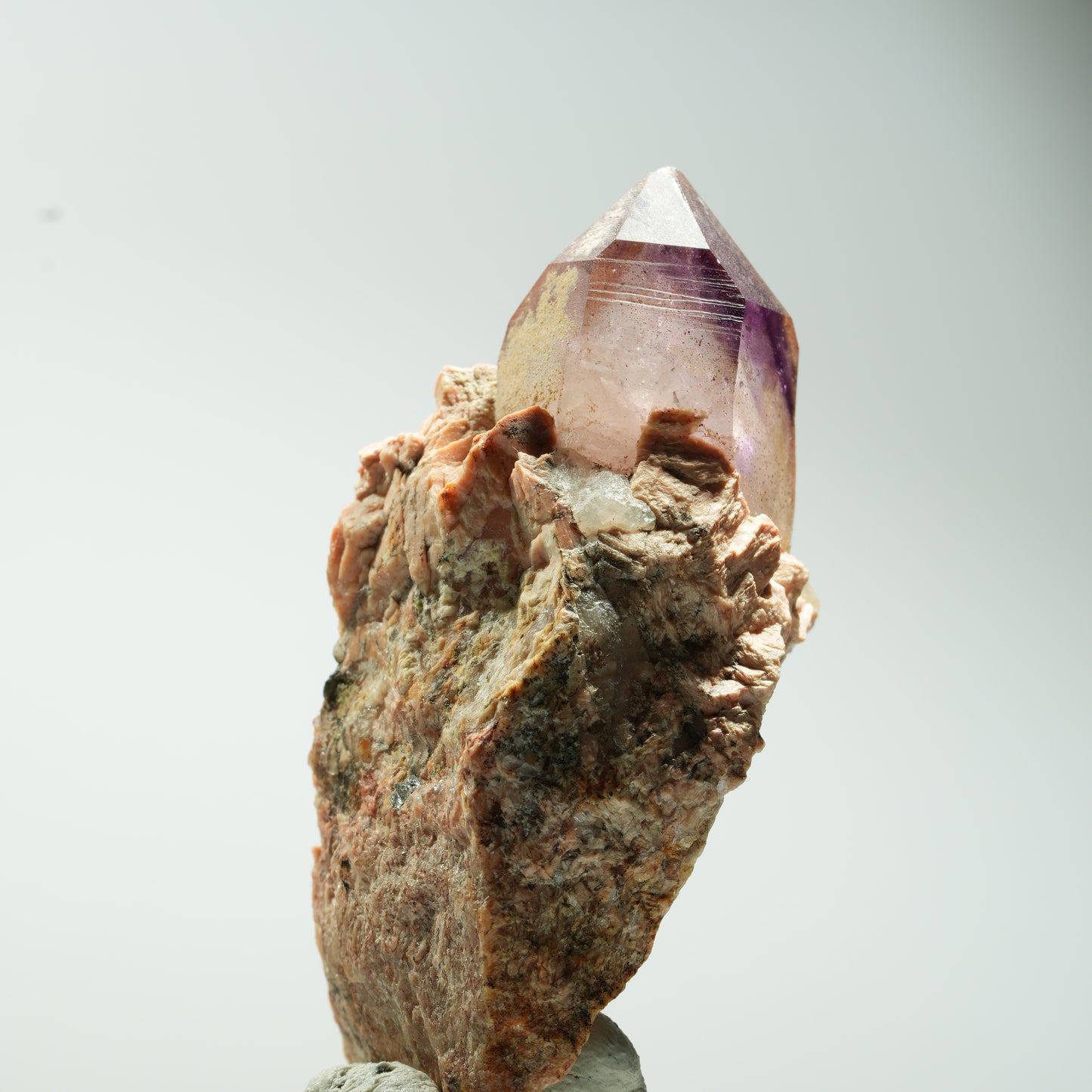 Enhydro Skelett Phantom Amethyst auf Matrix, 1x Blase Brandberg, Namibia 27*27*12mm #13587