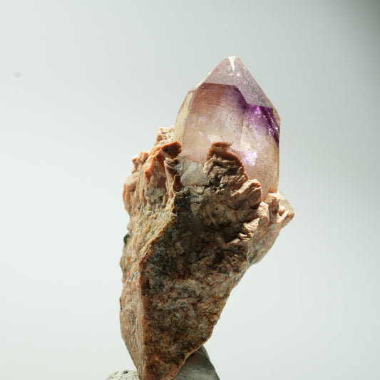 Enhydro Skelett Phantom Amethyst auf Matrix, 1x Blase Brandberg, Namibia 27*27*12mm #13587