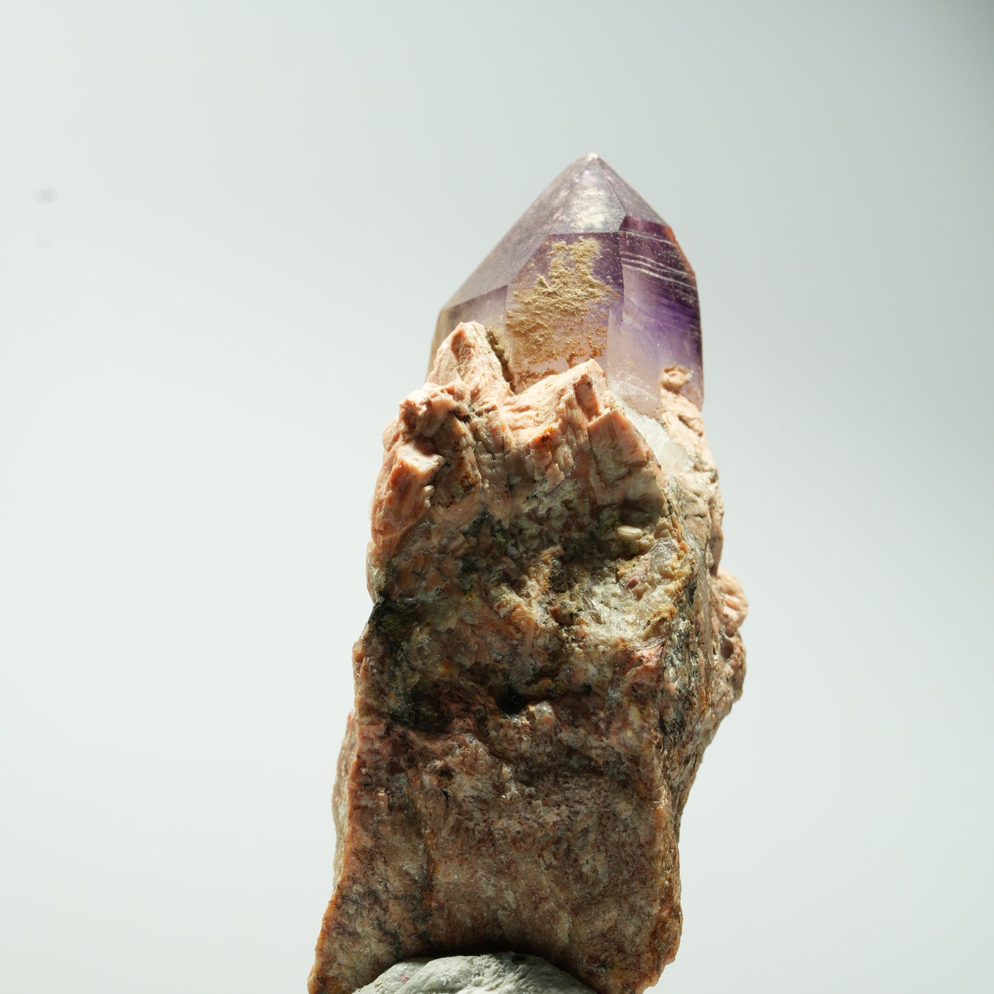 Enhydro Skelett Phantom Amethyst auf Matrix, 1x Blase Brandberg, Namibia 27*27*12mm #13587