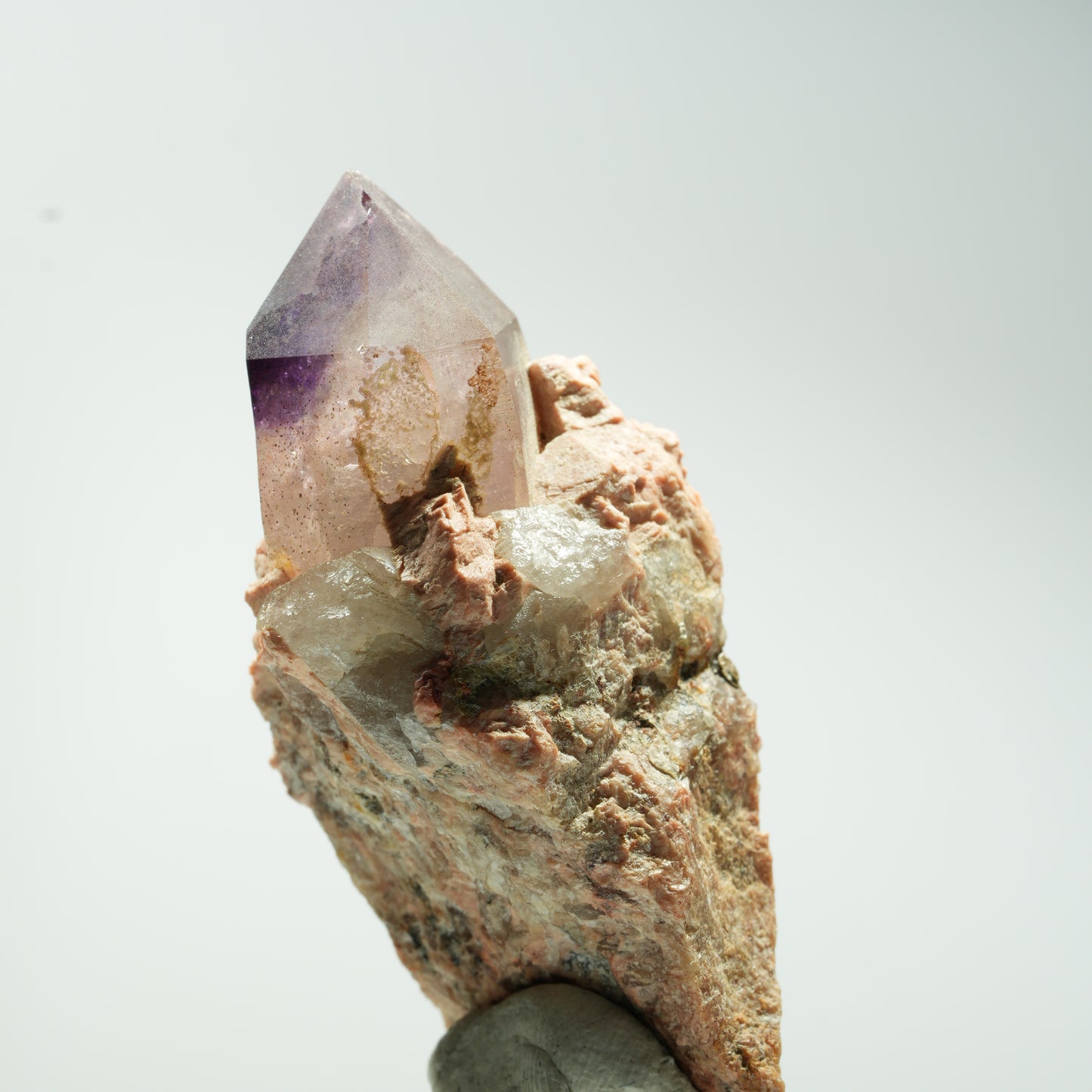 Enhydro Skelett Phantom Amethyst auf Matrix, 1x Blase Brandberg, Namibia 27*27*12mm #13587