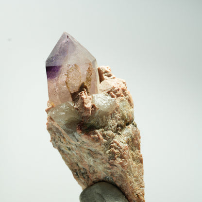 Enhydro Skelett Phantom Amethyst auf Matrix, 1x Blase Brandberg, Namibia 27*27*12mm #13587