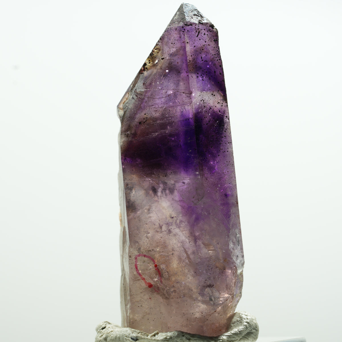 Enhydro Skelett Phantom Amethyst Spitze, 1x Blase Brandberg, Namibia 26*11*10mm #13588