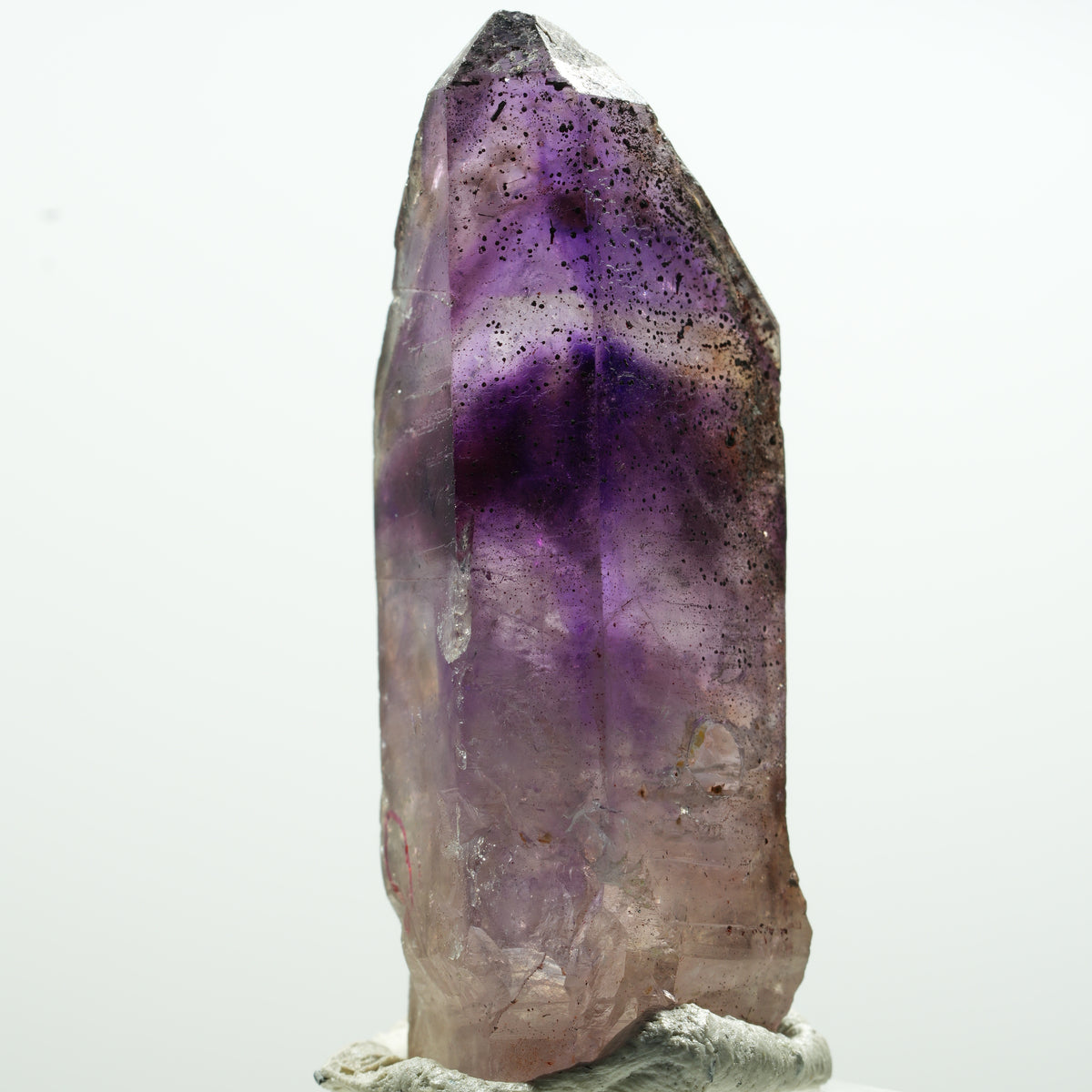 Enhydro Skelett Phantom Amethyst Spitze, 1x Blase Brandberg, Namibia 26*11*10mm #13588