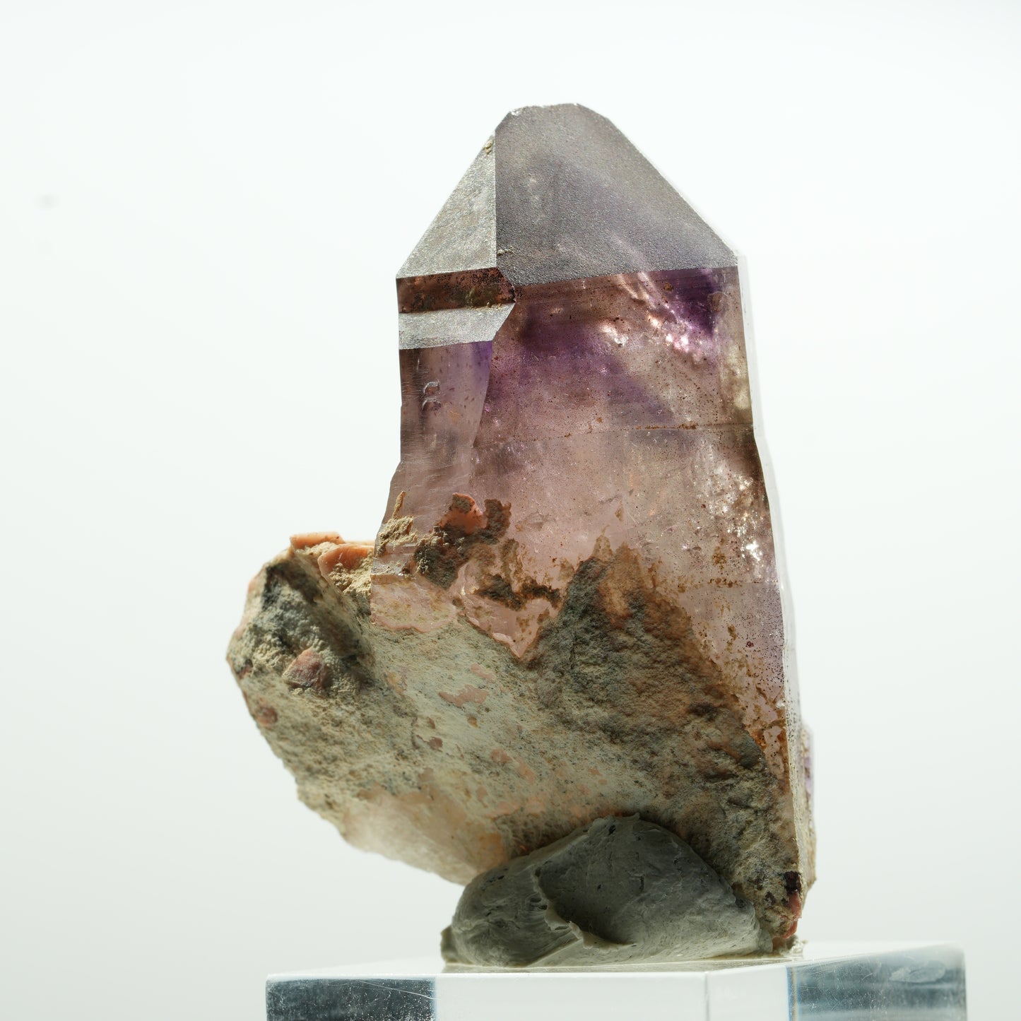 Enhydro Skelett Phantom Amethyst Spitze, 1x Blase Brandberg, Namibia 24*16*12mm #13589
