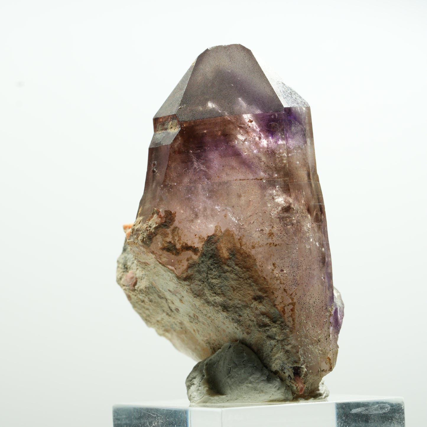 Enhydro Skelett Phantom Amethyst Spitze, 1x Blase Brandberg, Namibia 24*16*12mm #13589