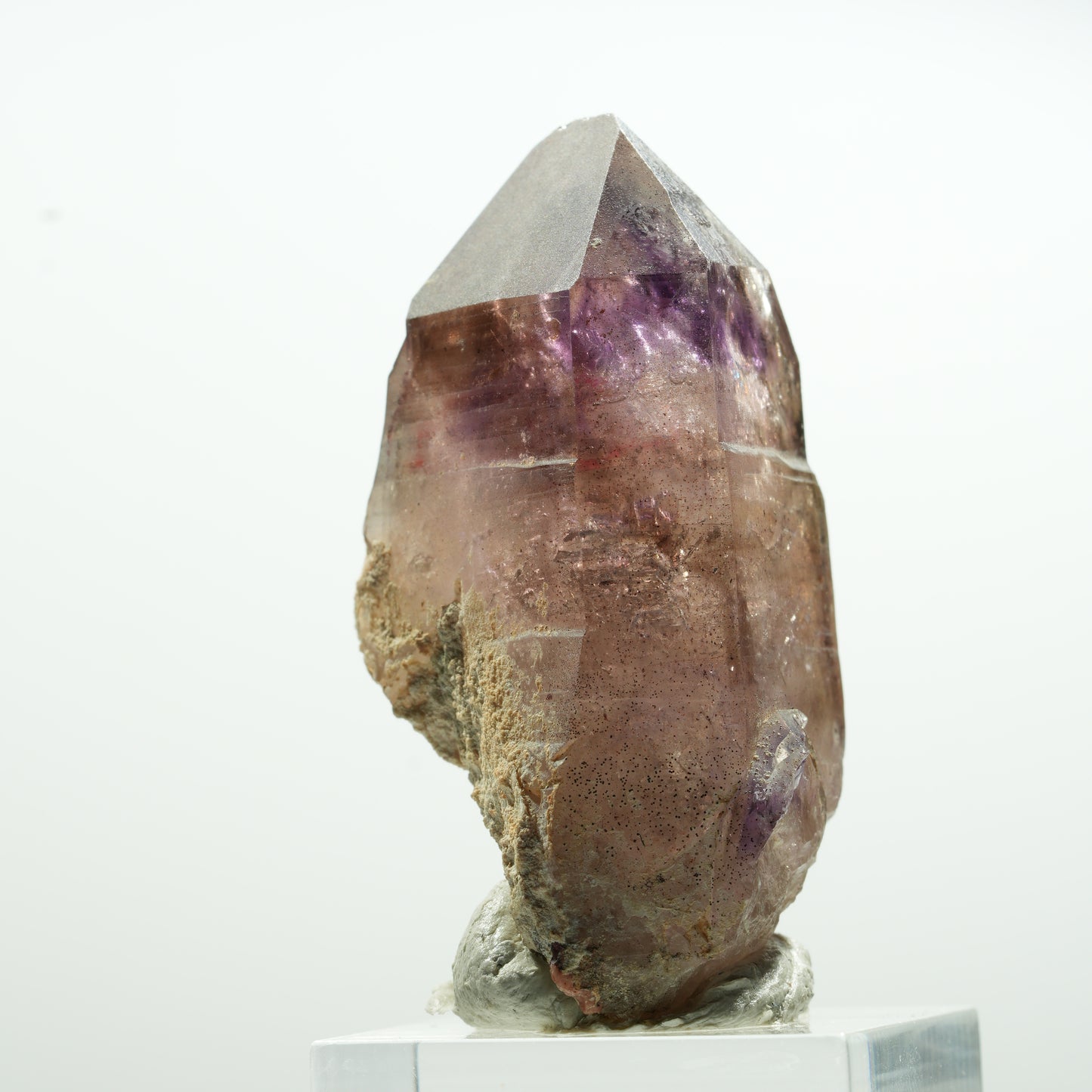 Enhydro Skelett Phantom Amethyst Spitze, 1x Blase Brandberg, Namibia 24*16*12mm #13589