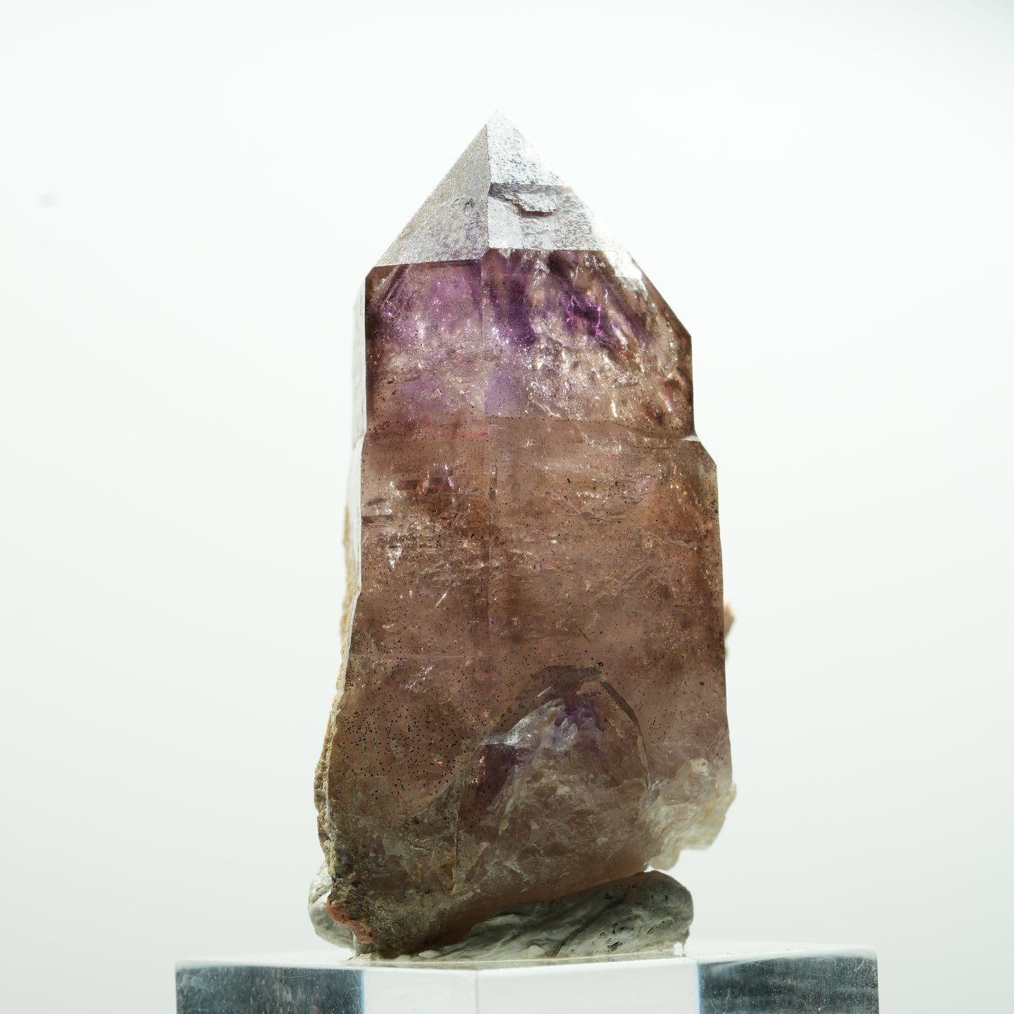 Enhydro Skelett Phantom Amethyst Spitze, 1x Blase Brandberg, Namibia 24*16*12mm #13589