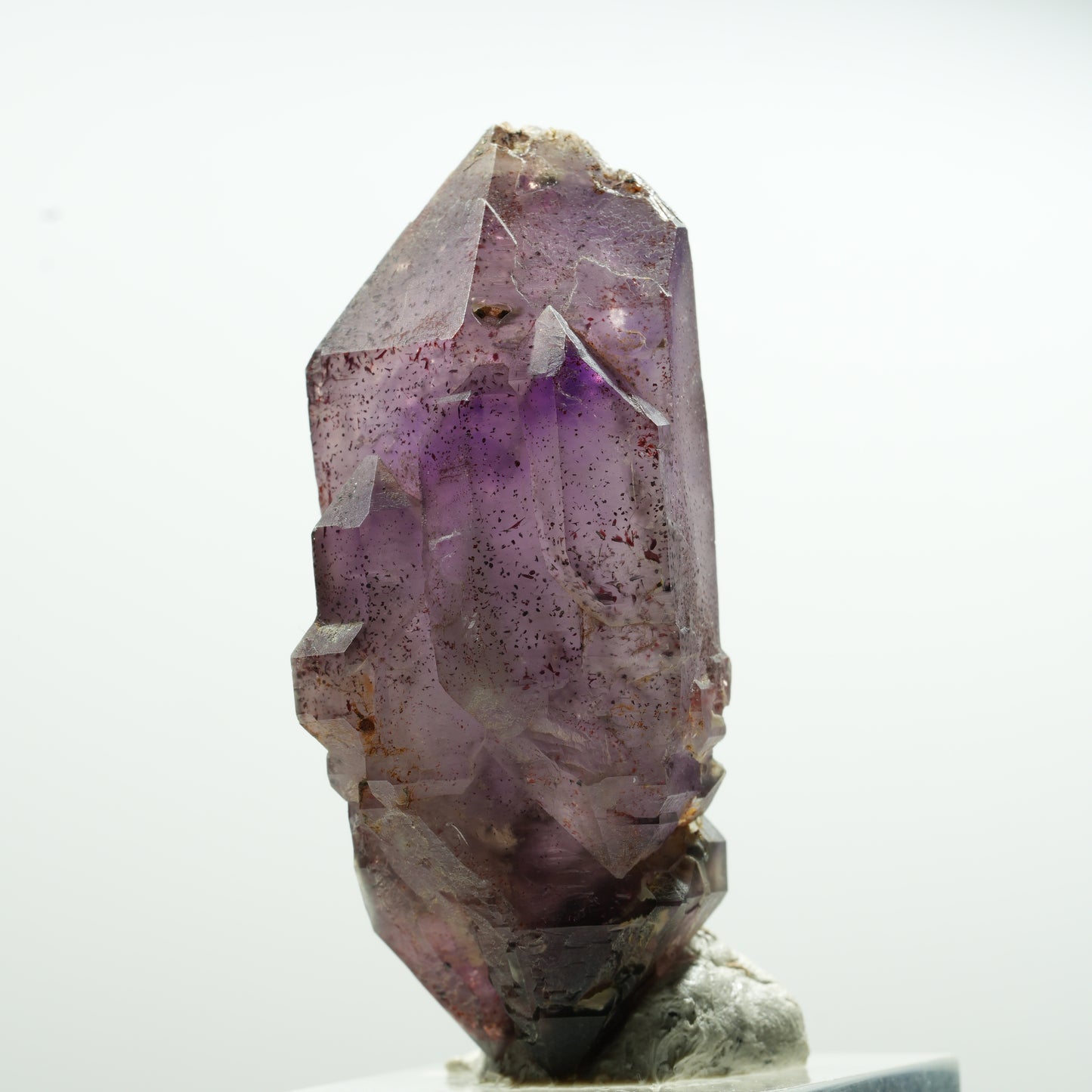 Enhydro Skelett Phantom Amethyst Doppelender, große Blase Brandberg, Namibia 26*12*12mm #13590