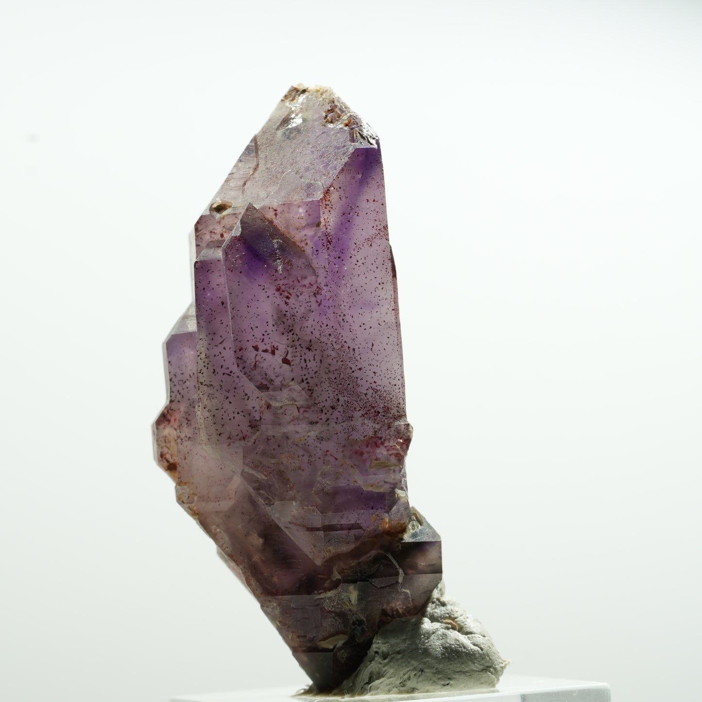 Enhydro Skelett Phantom Amethyst Doppelender, große Blase Brandberg, Namibia 26*12*12mm #13590