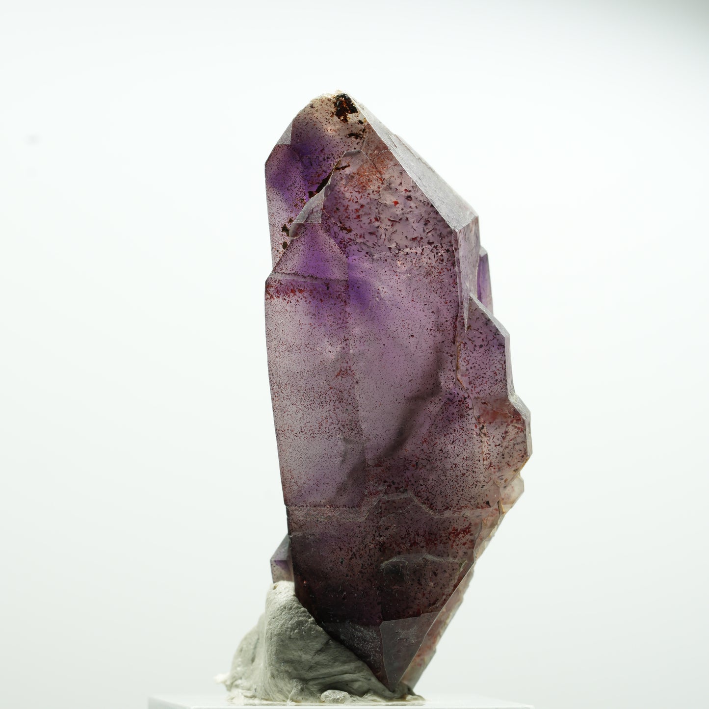 Enhydro Skelett Phantom Amethyst Doppelender, große Blase Brandberg, Namibia 26*12*12mm #13590