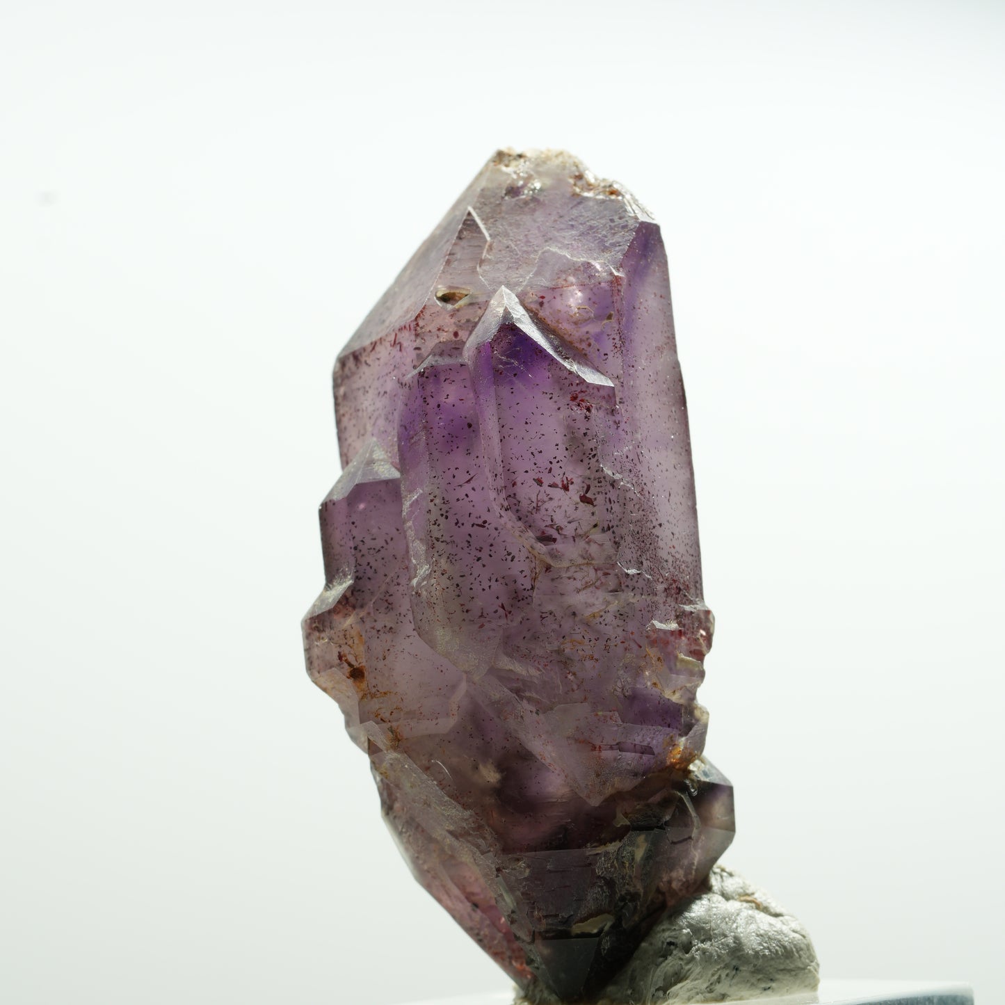 Enhydro Skelett Phantom Amethyst Doppelender, große Blase Brandberg, Namibia 26*12*12mm #13590