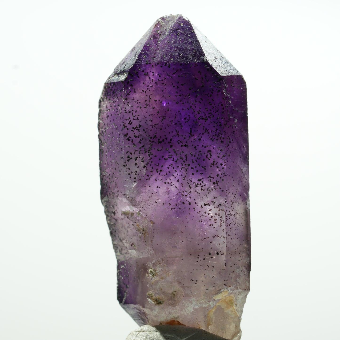 Seltene Phantom Amethyst Doppelender Spitze Brandberg, Namibia 25*10*8mm #13591