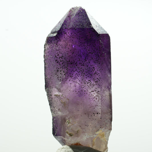 Seltene Phantom Amethyst Doppelender Spitze Brandberg, Namibia 25*10*8mm #13591