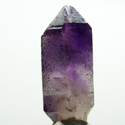 Seltene Phantom Amethyst Doppelender Spitze Brandberg, Namibia 25*10*8mm #13591