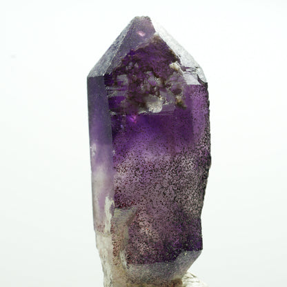 Seltene Phantom Amethyst Doppelender Spitze Brandberg, Namibia 25*10*8mm #13591
