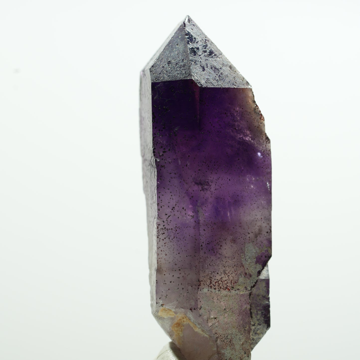 Seltene Phantom Amethyst Doppelender Spitze Brandberg, Namibia 25*10*8mm #13591