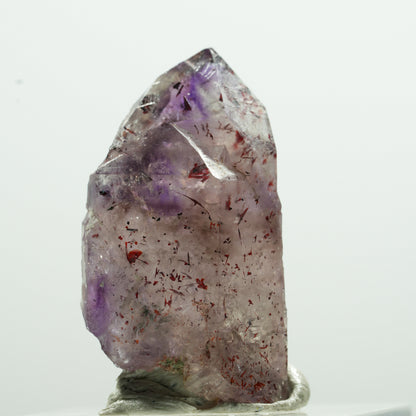 Harlekin Skelett Phantom Amethyst Spitze Brandberg, Namibia 15*8*6mm #13592