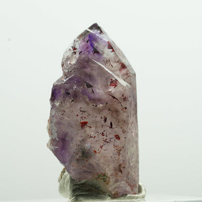 Harlekin Skelett Phantom Amethyst Spitze Brandberg, Namibia 15*8*6mm #13592